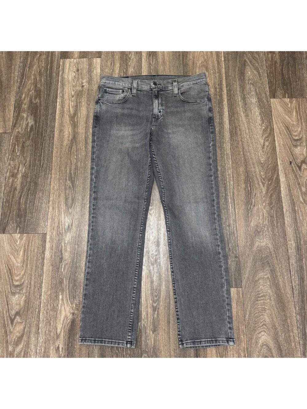 Levi's 511 Jeans Men's 32x30 Gray Wash Slim Fit Stretch Denim Black Label